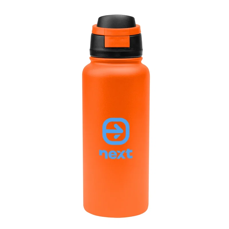 One 24 ounce bottle pictured alone highlighting the outer wall