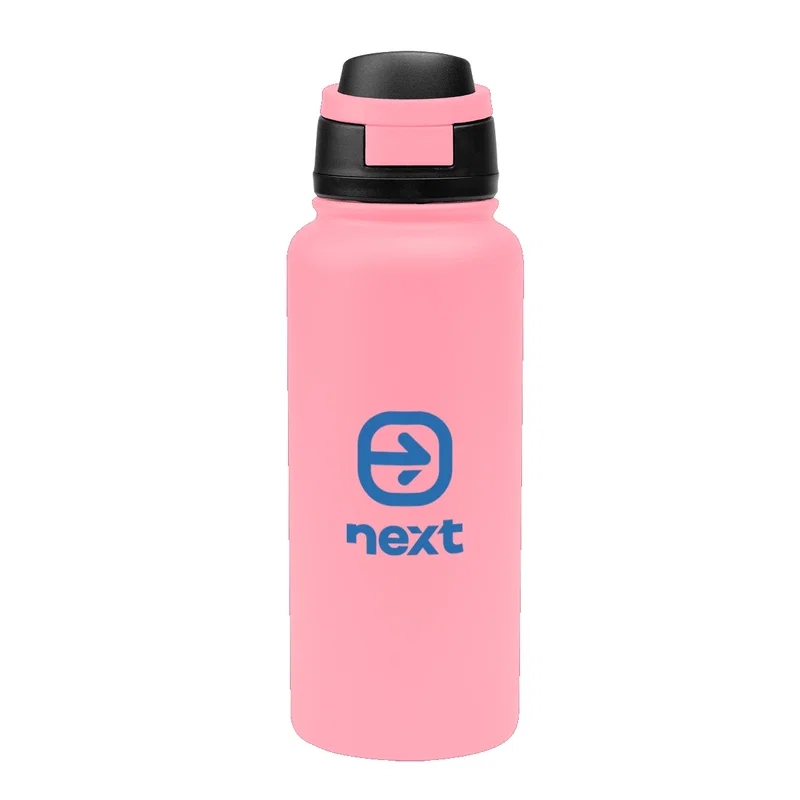 Top section of the water bottle suited to hikes