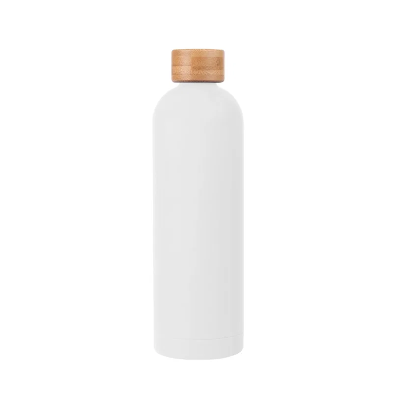 32 oz. Stainless Steel Bottle w/ Bamboo Lid for Hot/Cold Drinks — view 7