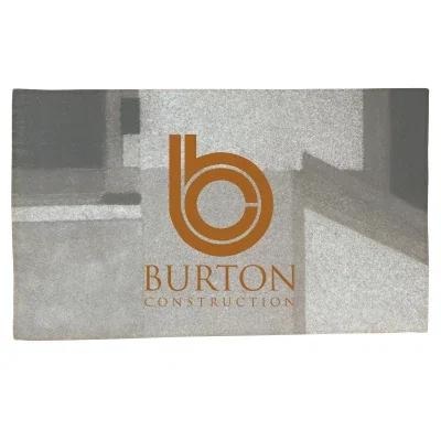 Washable floor rug shown flat in the smaller 32 by 20 size
