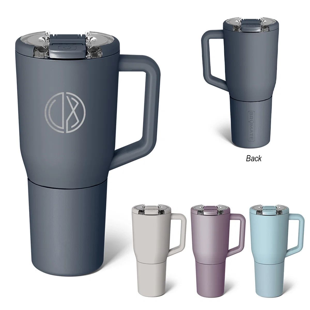 Fifteen ounce cup standing upright on a plain surface