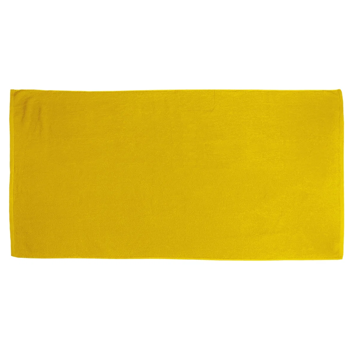 Beach towel shown at an angle with one corner turned up