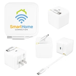 35W ETL Listed A/C Adapter With Retractable Cable