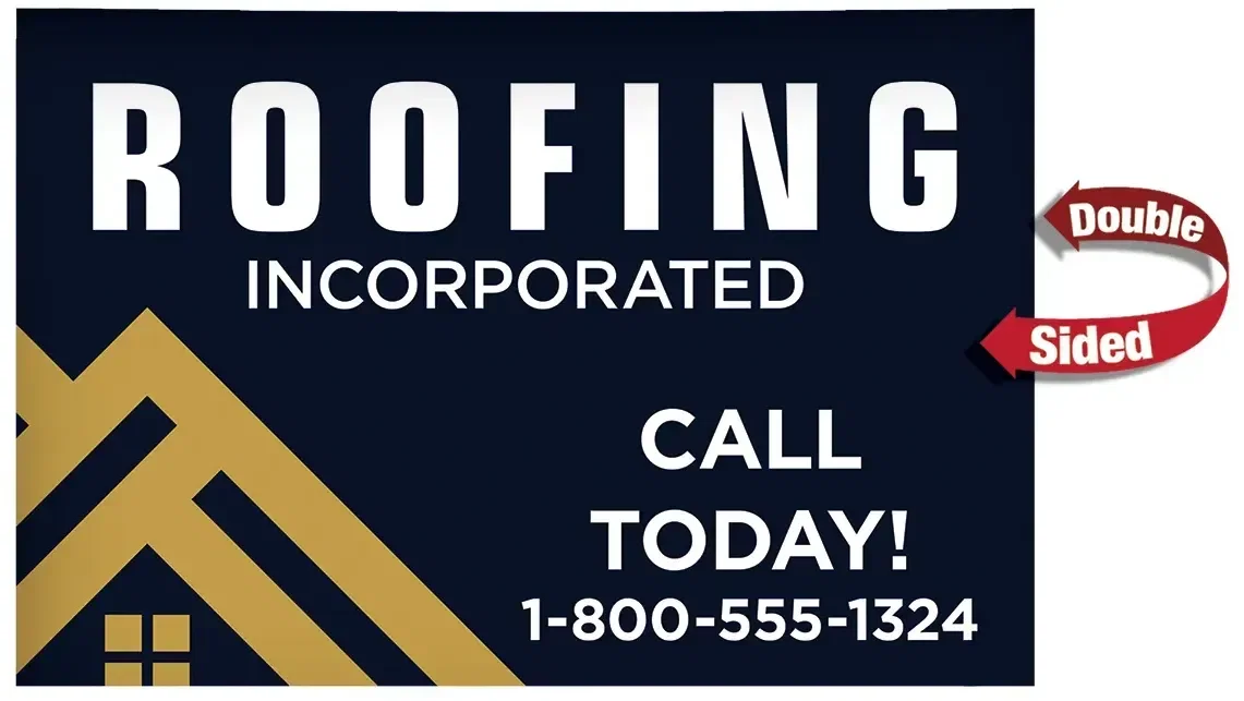 36" x 24" Corrugated Plastic Sign (Double-Sided) — view 2
