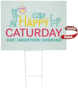 36" x 24" Corrugated Plastic Sign Kit (Single-Sided)