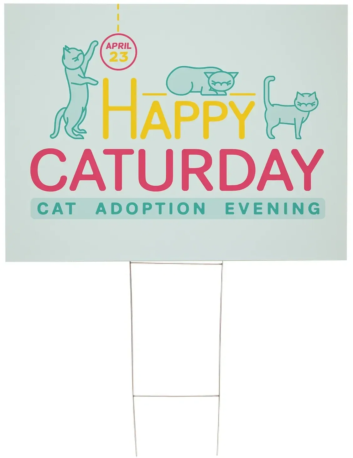 36" x 24" Corrugated Plastic Sign Kit (Single-Sided) — view 3