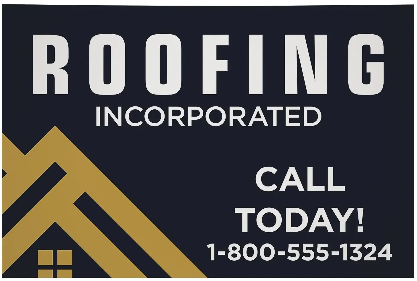 36" x 24" Corrugated Plastic Sign (Single-Sided) — view 4