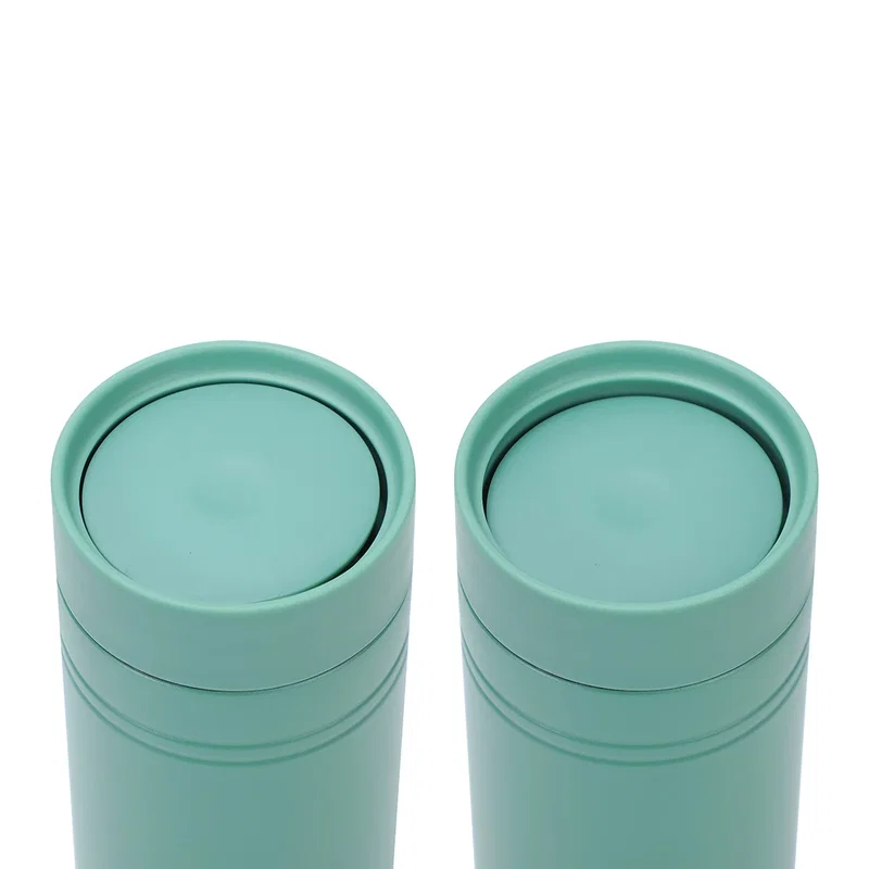 Angled view of the branded 360 Troy tumbler lid and drinking spout