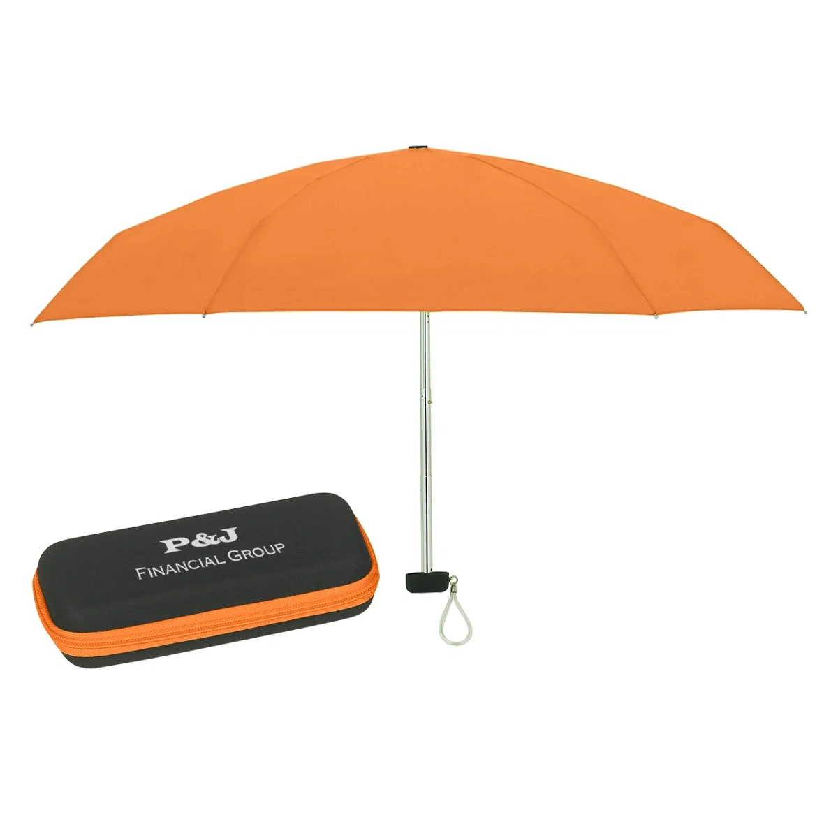 Orange version folded down to a compact length