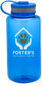 Custom VITA Wide Mouth Water Bottles (38 oz.) with 2-Color Imprint