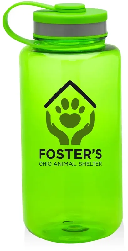 Custom VITA Wide Mouth Water Bottles (38 oz.) with 2-Color Imprint — view 2