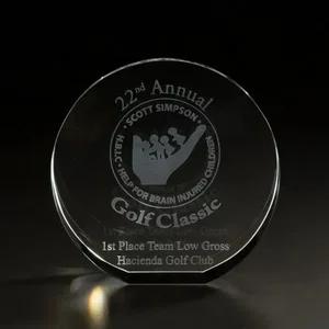 Custom 3D Circle Large Award