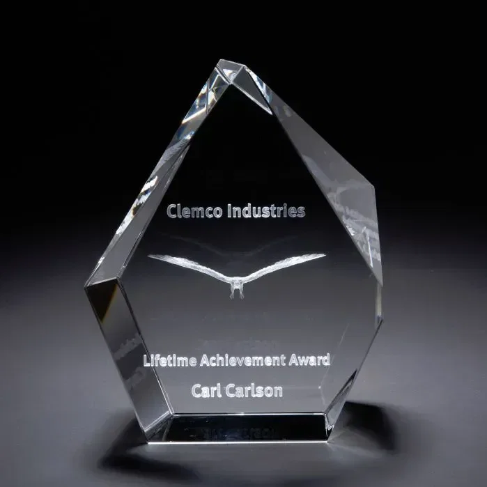 3D Crystal Maximo Large Award β view 1
