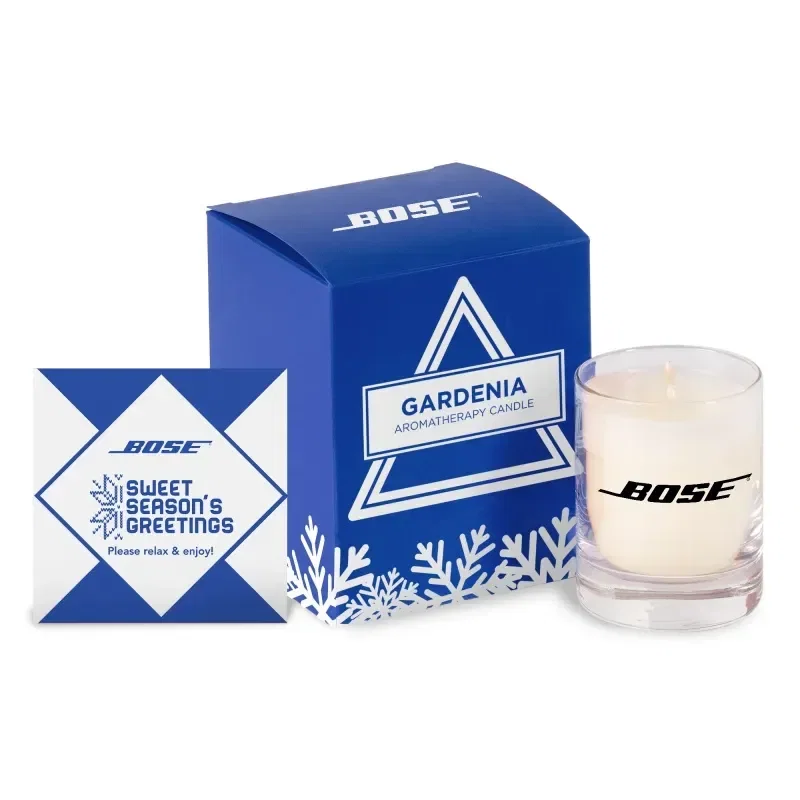 3oz. Glass Votive Candle in Soft Touch Gift Box β view 1