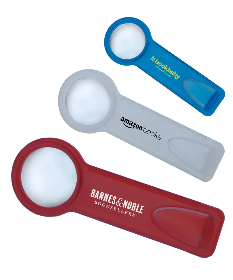 3x Magnifier Bookmark with Ruler