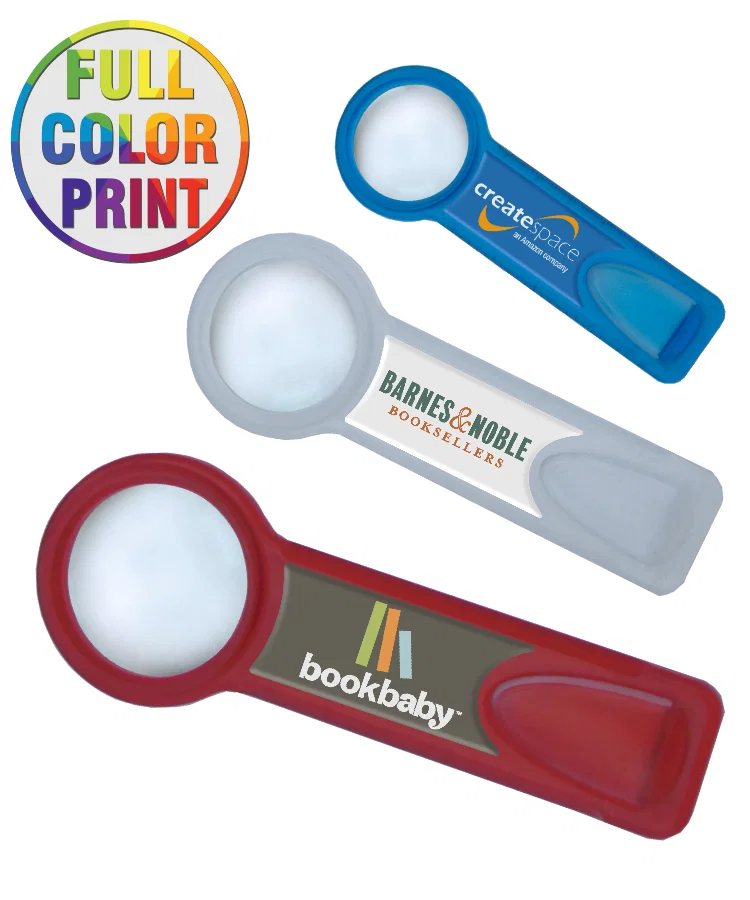 3x Magnifier Bookmark with Ruler  — view 2