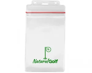 Branded Resealable Badge Holder (Vertical, 4.25" x 8.25") - Pack of 100