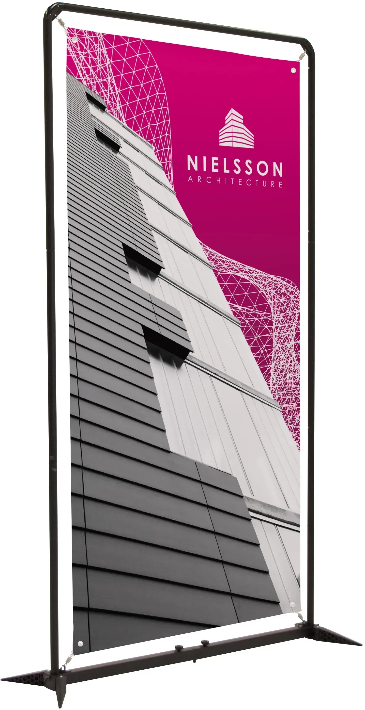 4.5' FrameWorx Banner Display Kit (No-Curl Opaque Fabric) — view 5
