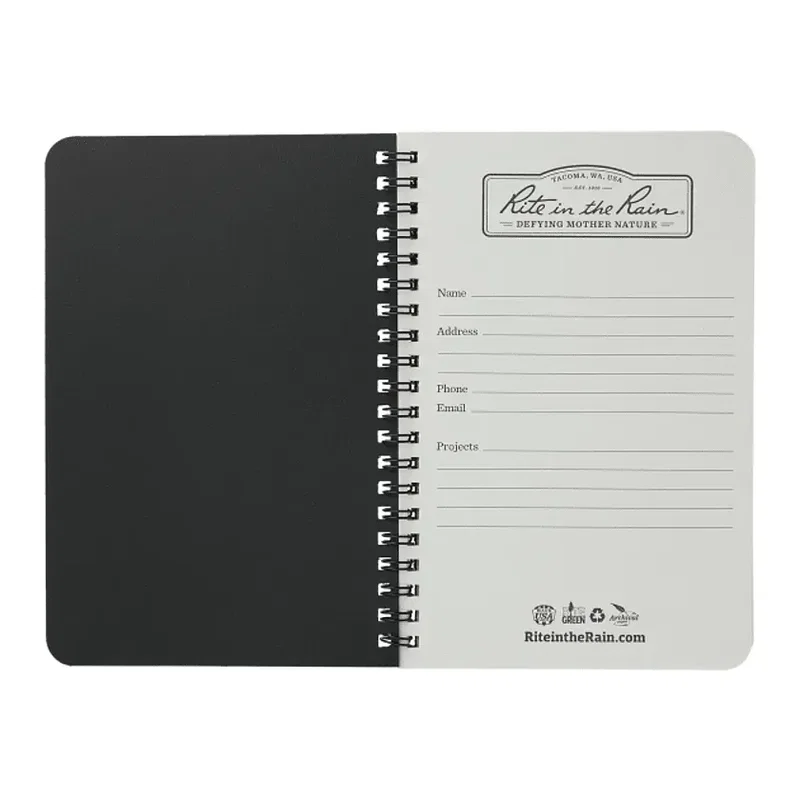 Custom Rite in the Rain Spiral Notebook (4.6"x7") — view 13