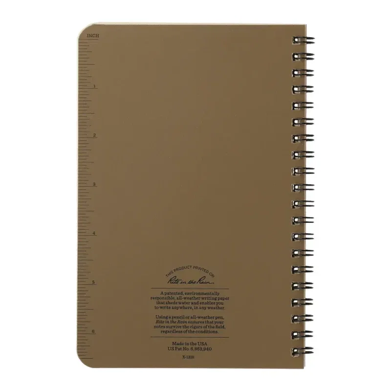 Custom Rite in the Rain Spiral Notebook (4.6"x7") — view 2