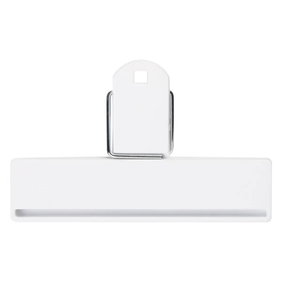 Sealing a chip bag on a kitchen counter