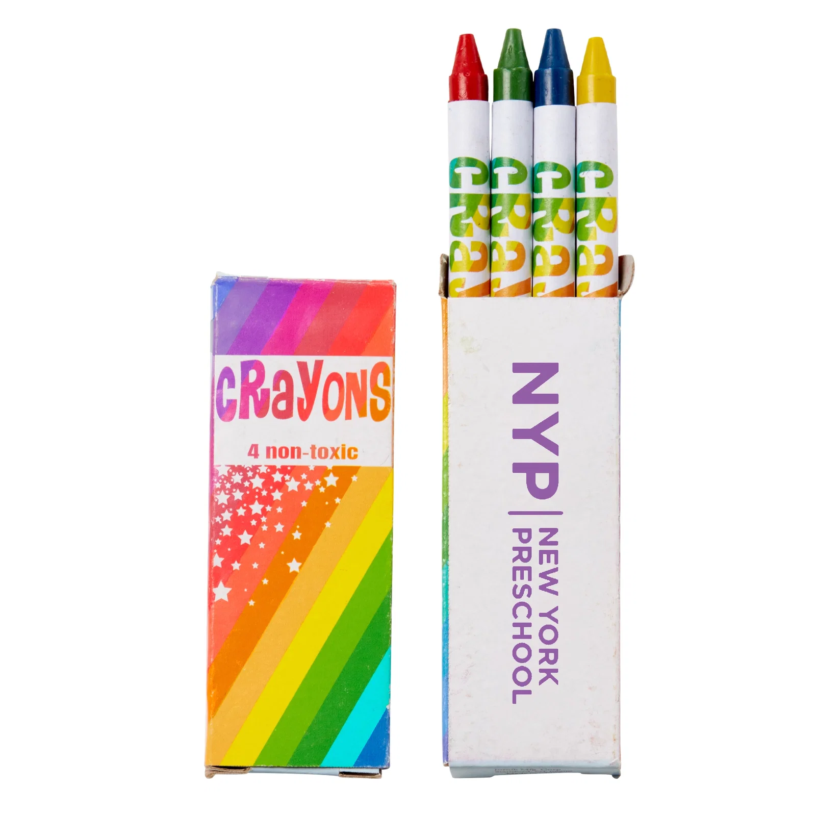 Logo 4 Count Crayon Pack — view 2