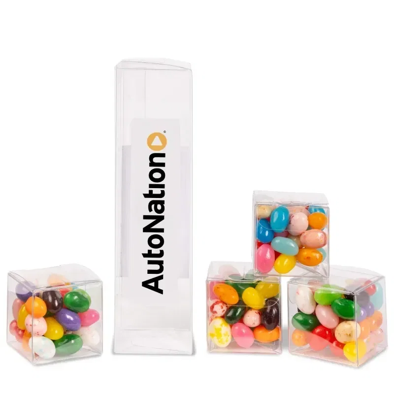 4 Cube Acetate Gift Box with Chocolate Covered Treats — view 5