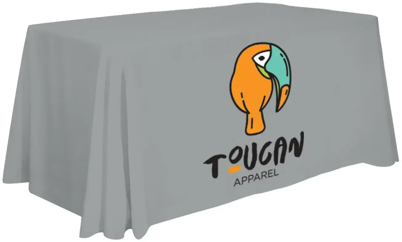 4' Economy Table Throw (Full-Color Front Only) — view 13
