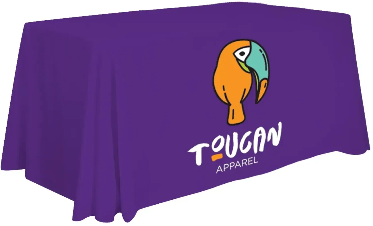 4' Economy Table Throw (Full-Color Front Only) — view 14