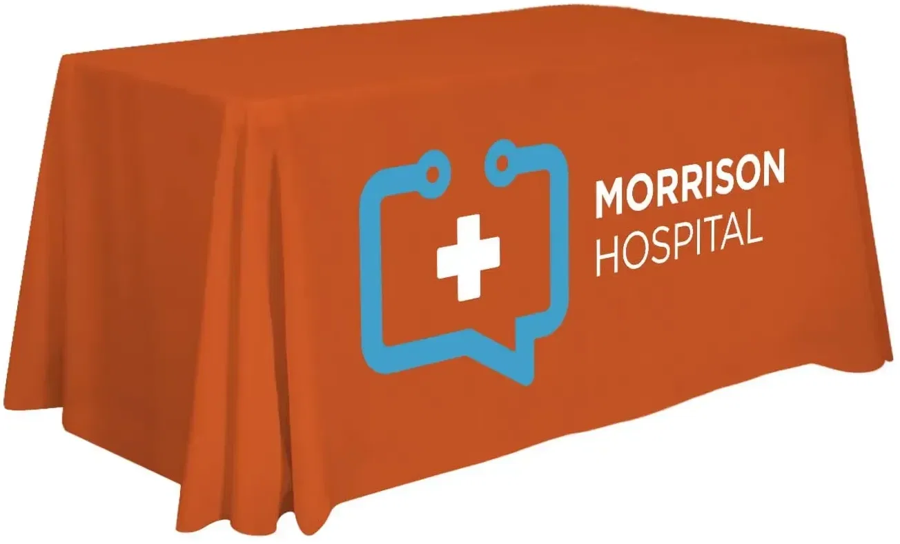 4' Economy Table Throw (Full-Color Front Only) — view 2