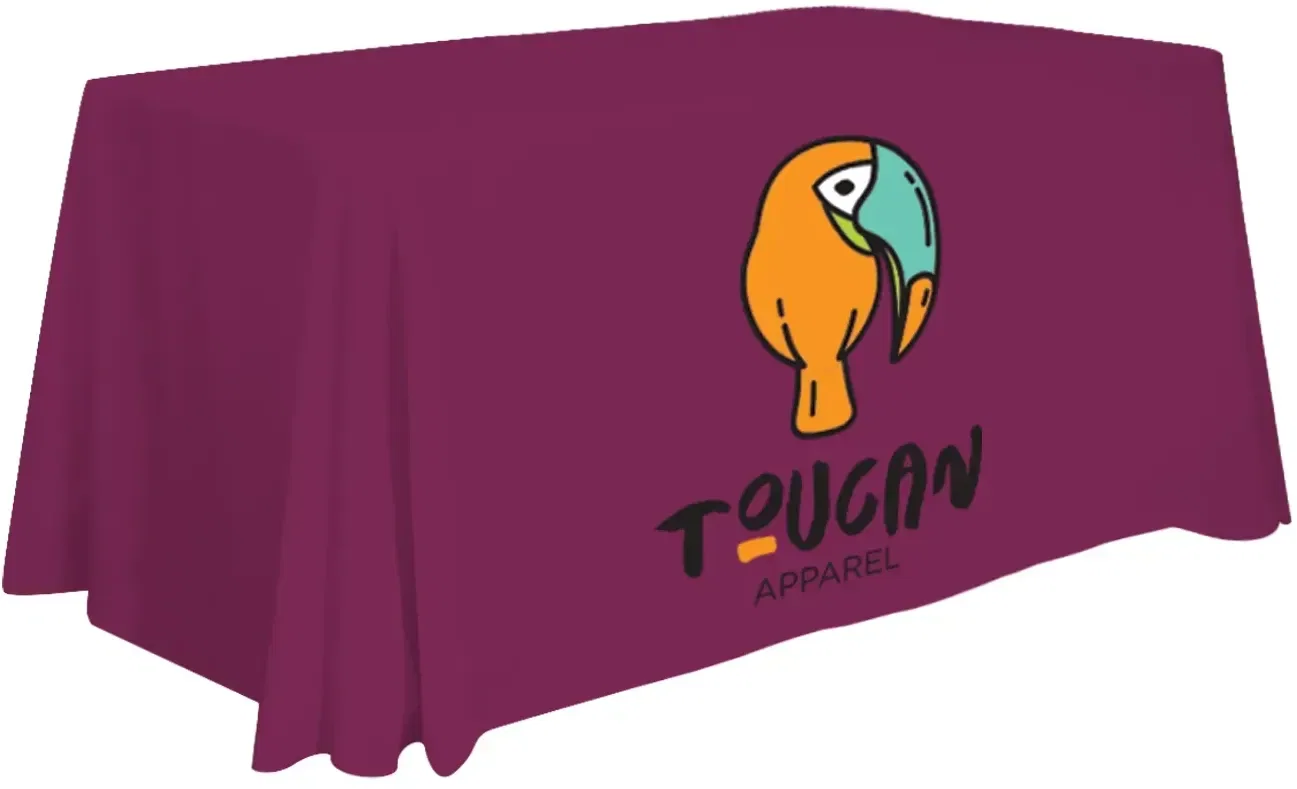 4' Economy Table Throw (Full-Color Front Only) — view 21