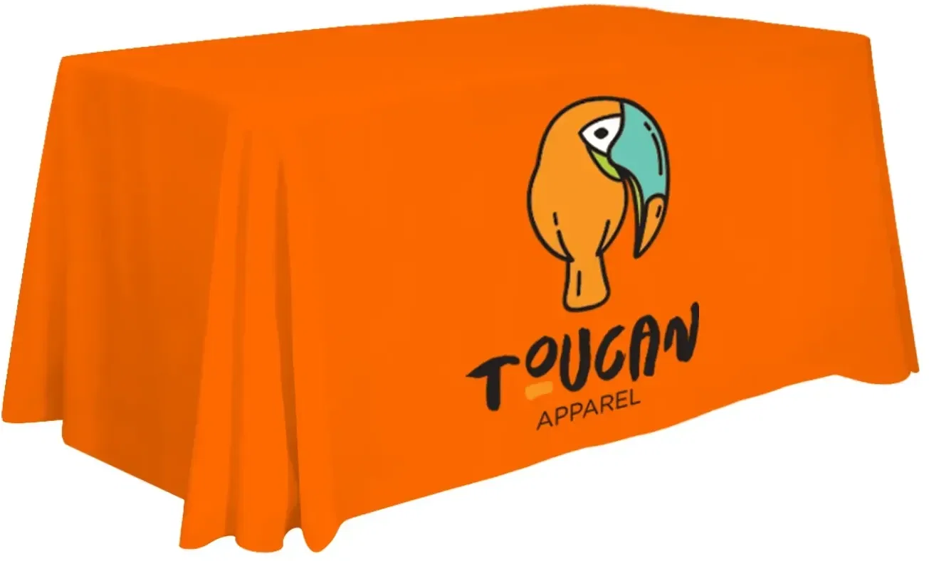 4' Economy Table Throw (Full-Color Front Only) — view 23