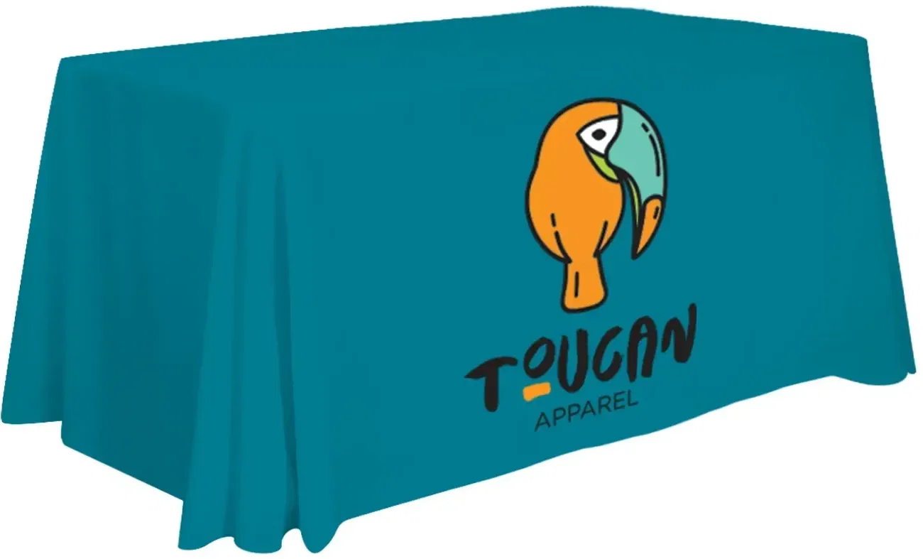 4' Economy Table Throw (Full-Color Front Only) — view 3