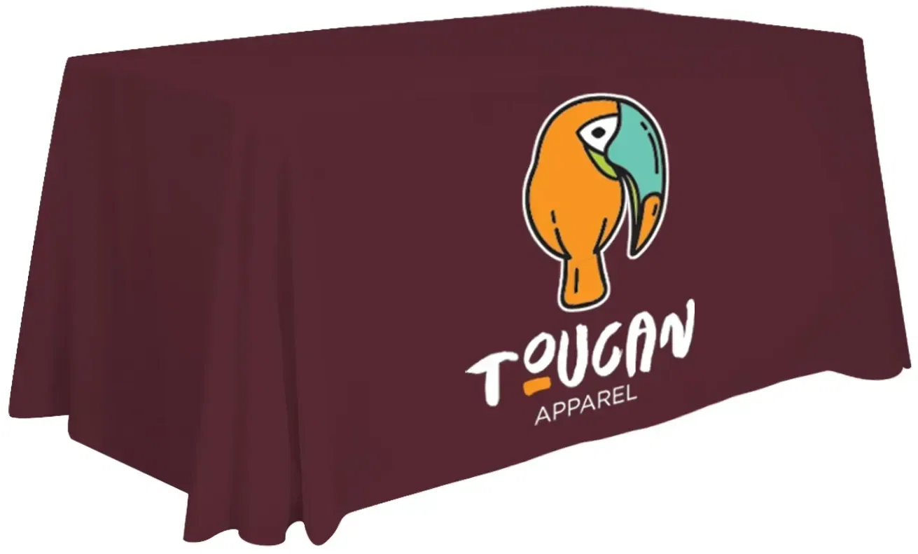 4' Economy Table Throw (Full-Color Front Only) — view 7