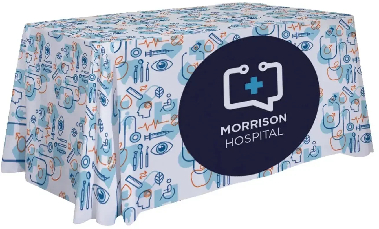 4' Economy Table Throw (Full-Color Full-Bleed) — view 2