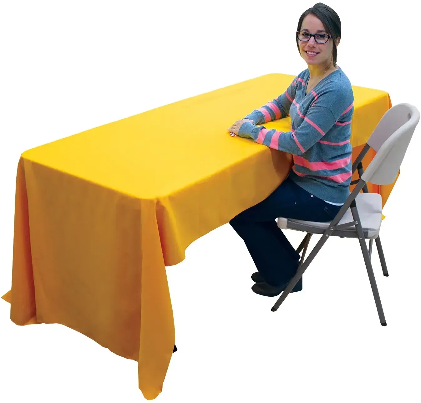 4' Economy Table Throw (Full-Color Full-Bleed) — view 3