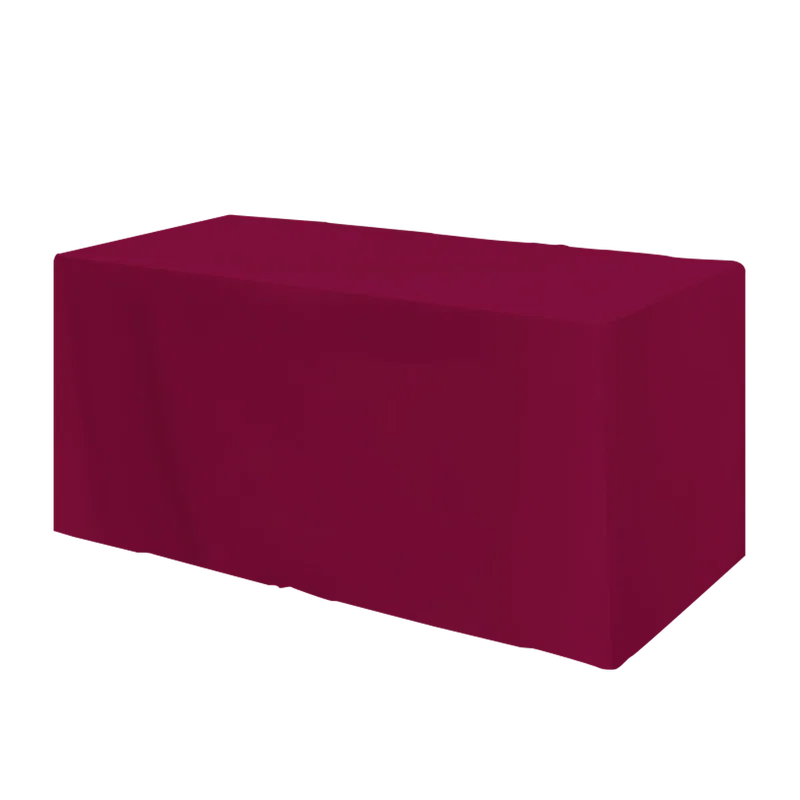 Fitted 3-sided Table Cover - fits 4 foot standard table — view 8