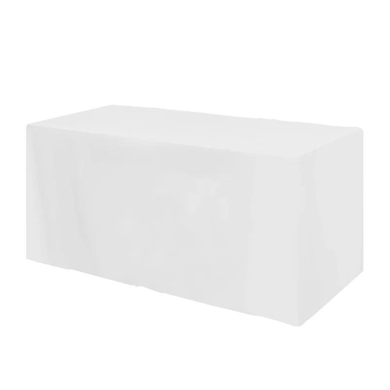 Fitted 3-sided Table Cover - fits 4 foot standard table — view 9