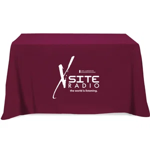 4-Foot Flat 3-Sided Table Cover