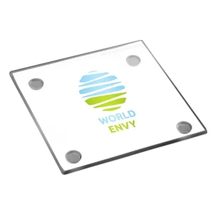 Custom Glass Square Coasters