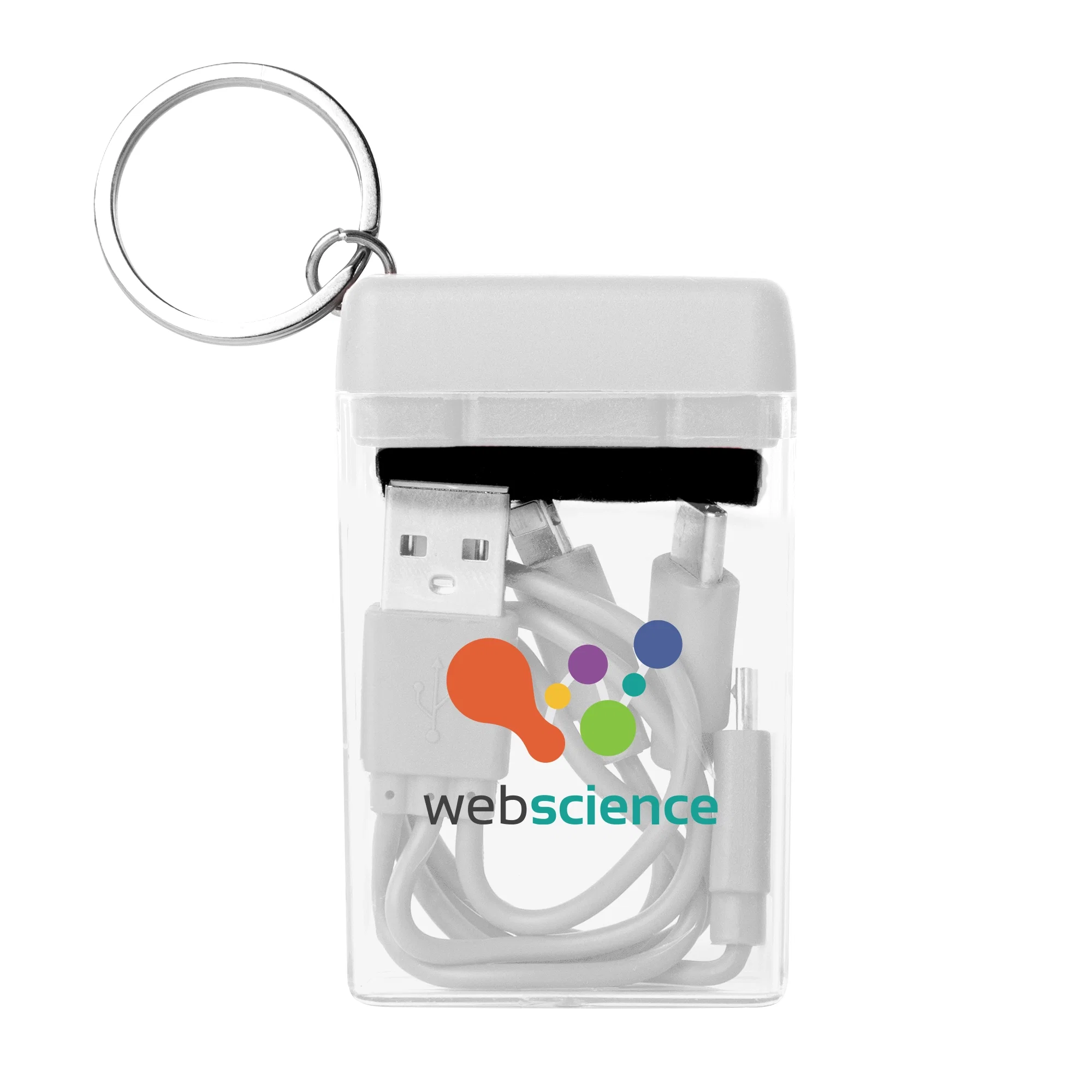 Four in one charging cable set with a screen cleaner