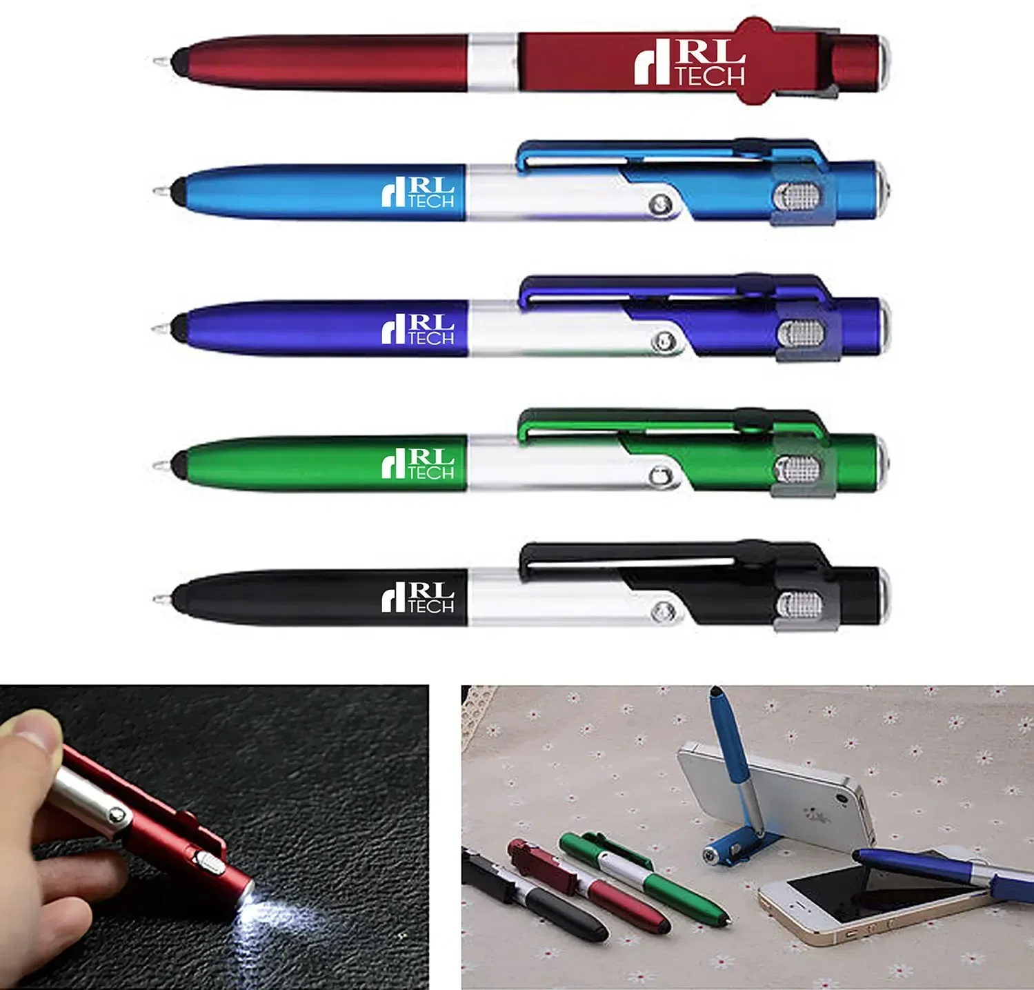 Custom Executive 4-in-1 Media Pen — view 7