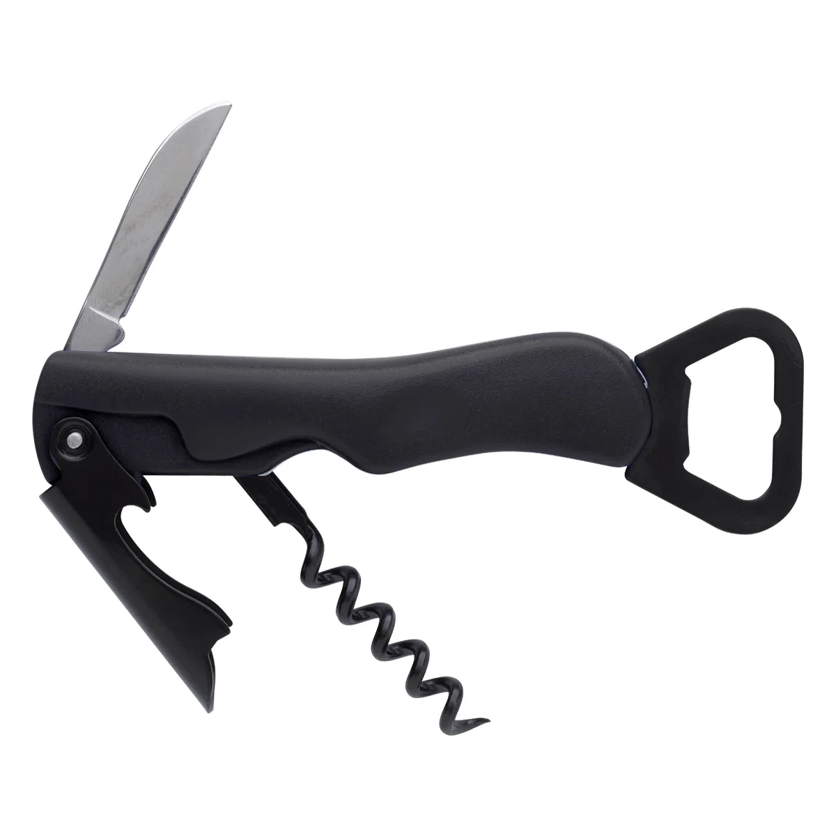 Bottle opener notch shown along the top edge
