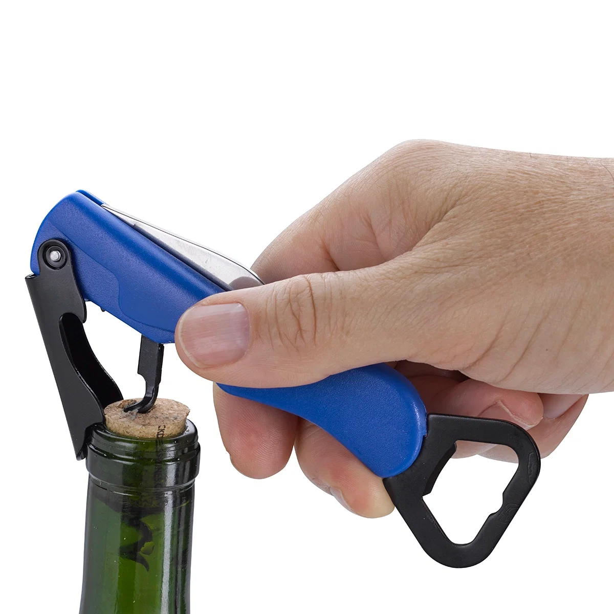 4-In-1 Waiter's Knife in use