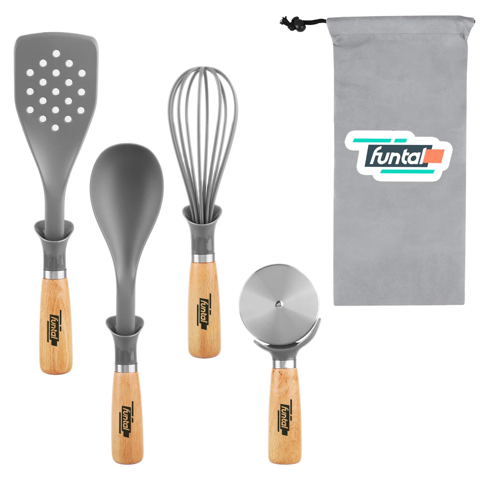 4 Pc. reGen Beechwood Utensil Set — view 10