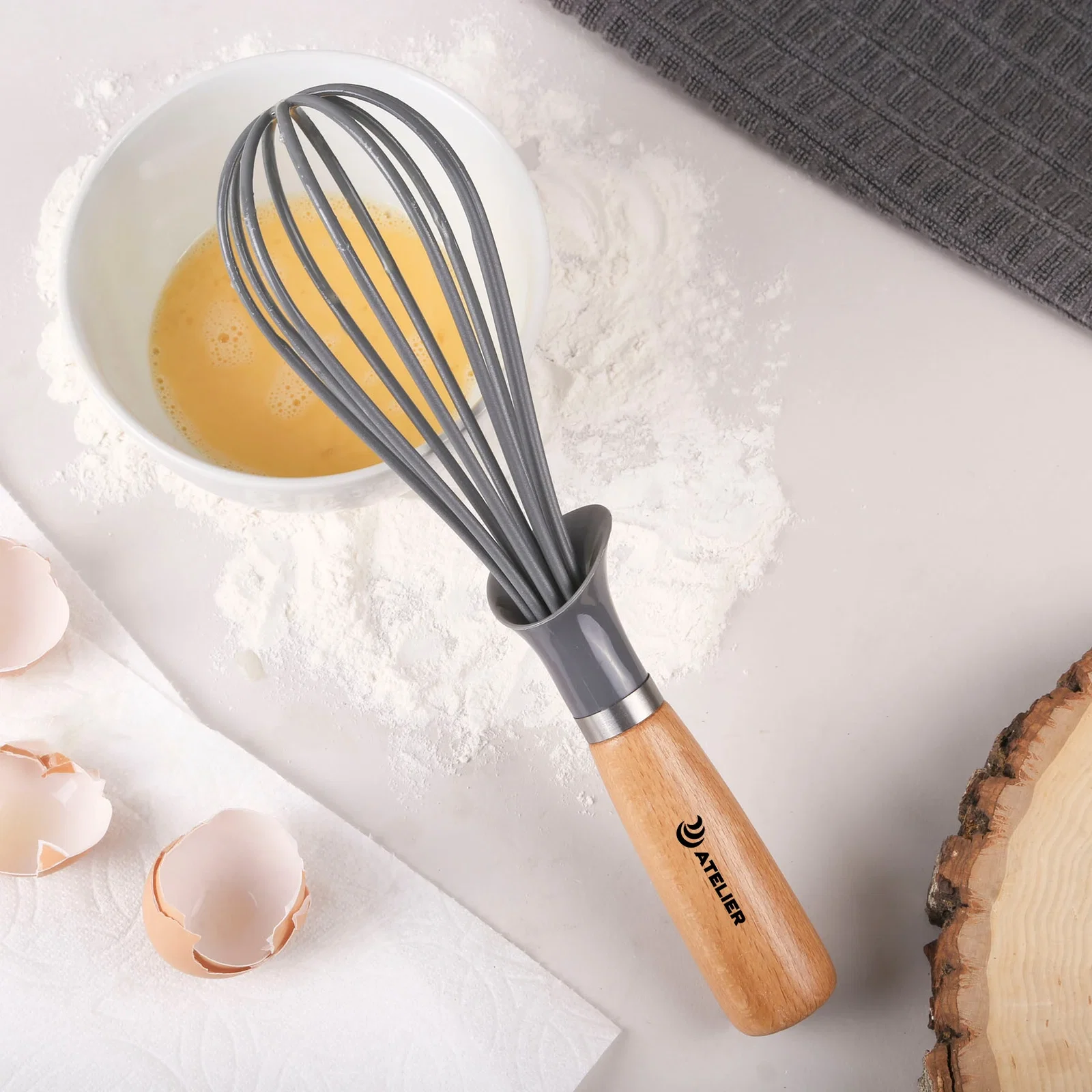 4 Pc. reGen Beechwood Utensil Set — view 8