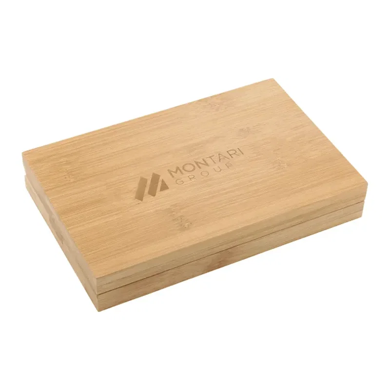 Personalized Bamboo Wine Gift Set (4 Piece) — view 10