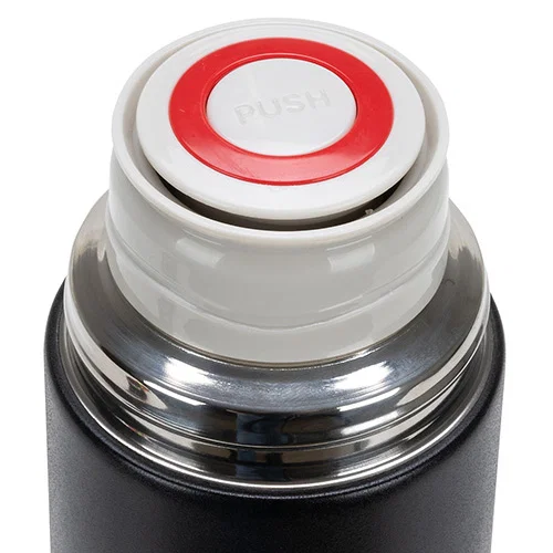 4-piece insulated bottle gift set in white, custom branded promotional drinkware set