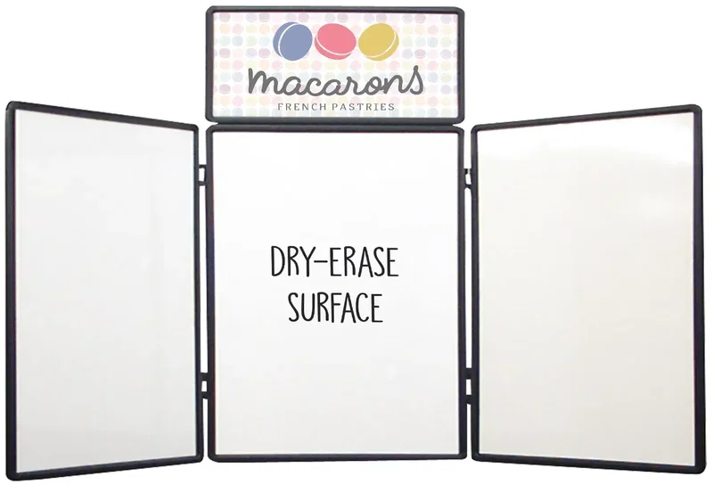 4' Show 'N Write Display (with Header Graphic Panel) — view 2