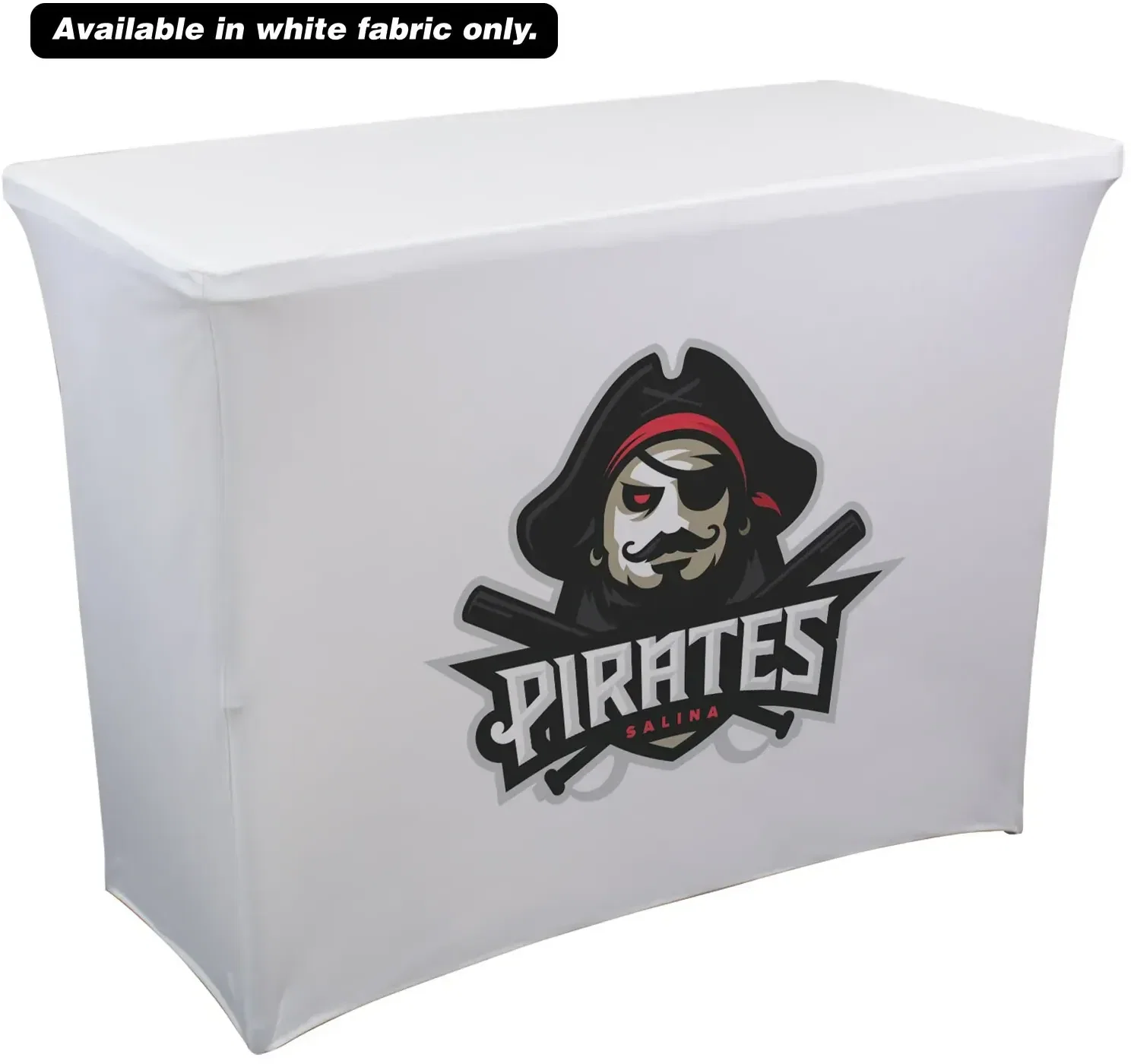4' UltraFit Demo Table Throw (Full-Color Front Only) — view 2